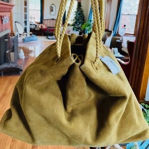 Bottega Veneta Medium Intrecciato Suede Bag NWT